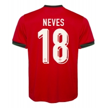 Portugal Ruben Neves #18 Thuis tenue EK 2024 Korte Mouwen