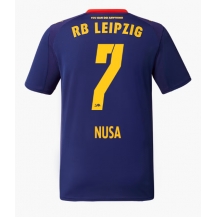 RB Leipzig Antonio Nusa #7 Uit tenue 2025-26 Korte Mouwen