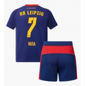 RB Leipzig Antonio Nusa #7 Uit tenue Kids 2025-26 Korte Mouwen (+ broek)
