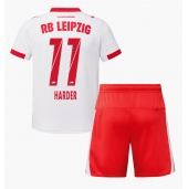 RB Leipzig Conrad Harder #11 Thuis tenue Kids 2025-26 Korte Mouwen (+ broek)