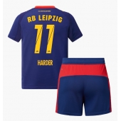 RB Leipzig Conrad Harder #11 Uit tenue Kids 2025-26 Korte Mouwen (+ broek)