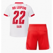 RB Leipzig David Raum #22 Thuis tenue Kids 2025-26 Korte Mouwen (+ broek)