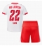RB Leipzig David Raum #22 Thuis tenue Kids 2025-26 Korte Mouwen (+ broek)
