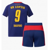 RB Leipzig Johan Bakayoko #9 Uit tenue Kids 2025-26 Korte Mouwen (+ broek)