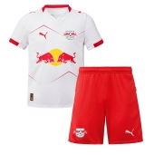 RB Leipzig Thuis tenue Kids 2025-26 Korte Mouwen (+ broek)