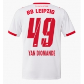 RB Leipzig Yan Diomande #49 Thuis tenue 2025-26 Korte Mouwen