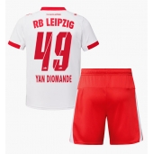 RB Leipzig Yan Diomande #49 Thuis tenue Kids 2025-26 Korte Mouwen (+ broek)