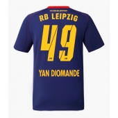 RB Leipzig Yan Diomande #49 Uit tenue 2025-26 Korte Mouwen