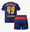 RB Leipzig Yan Diomande #49 Uit tenue Kids 2025-26 Korte Mouwen (+ broek)