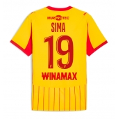 RC Lens Abdallah Sima #19 Thuis tenue 2025-26 Korte Mouwen