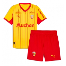 RC Lens Thuis tenue Kids 2025-26 Korte Mouwen (+ broek)