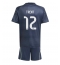 Real Madrid Alexander-Arnold #12 Uit tenue Kids 2025-26 Korte Mouwen (+ broek)