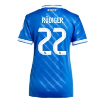 Real Madrid Antonio Rudiger #22 Derde tenue Dames 2025-26 Korte Mouwen