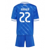 Real Madrid Antonio Rudiger #22 Derde tenue Kids 2025-26 Korte Mouwen (+ broek)