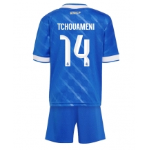 Real Madrid Aurelien Tchouameni #14 Derde tenue Kids 2025-26 Korte Mouwen (+ broek)