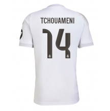 Real Madrid Aurelien Tchouameni #14 Thuis tenue 2025-26 Korte Mouwen