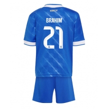 Real Madrid Brahim Diaz #21 Derde tenue Kids 2025-26 Korte Mouwen (+ broek)