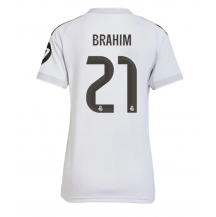 Real Madrid Brahim Diaz #21 Thuis tenue Dames 2025-26 Korte Mouwen