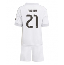 Real Madrid Brahim Diaz #21 Thuis tenue Kids 2025-26 Korte Mouwen (+ broek)