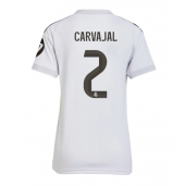 Real Madrid Daniel Carvajal #2 Thuis tenue Dames 2025-26 Korte Mouwen