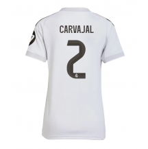 Real Madrid Daniel Carvajal #2 Thuis tenue Dames 2025-26 Korte Mouwen