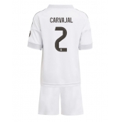 Real Madrid Daniel Carvajal #2 Thuis tenue Kids 2025-26 Korte Mouwen (+ broek)