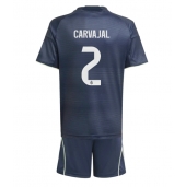 Real Madrid Daniel Carvajal #2 Uit tenue Kids 2025-26 Korte Mouwen (+ broek)