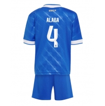 Real Madrid David Alaba #4 Derde tenue Kids 2025-26 Korte Mouwen (+ broek)