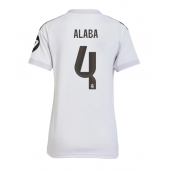 Real Madrid David Alaba #4 Thuis tenue Dames 2025-26 Korte Mouwen