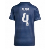 Real Madrid David Alaba #4 Uit tenue Dames 2025-26 Korte Mouwen