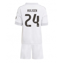 Real Madrid Dean Huijsen #24 Thuis tenue Kids 2025-26 Korte Mouwen (+ broek)