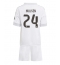 Real Madrid Dean Huijsen #24 Thuis tenue Kids 2025-26 Korte Mouwen (+ broek)