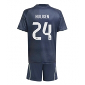Real Madrid Dean Huijsen #24 Uit tenue Kids 2025-26 Korte Mouwen (+ broek)
