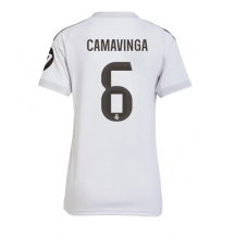 Real Madrid Eduardo Camavinga #6 Thuis tenue Dames 2025-26 Korte Mouwen