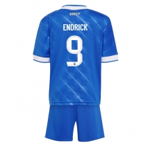 Real Madrid Endrick #9 Derde tenue Kids 2025-26 Korte Mouwen (+ broek)