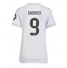 Real Madrid Endrick #9 Thuis tenue Dames 2025-26 Korte Mouwen