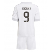 Real Madrid Endrick #9 Thuis tenue Kids 2025-26 Korte Mouwen (+ broek)