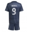 Real Madrid Endrick #9 Uit tenue Kids 2025-26 Korte Mouwen (+ broek)