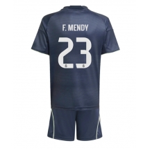 Real Madrid Ferland Mendy #23 Uit tenue Kids 2025-26 Korte Mouwen (+ broek)