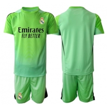 Real Madrid Keeper Uit tenue Kids 2025-26 Korte Mouwen (+ broek)