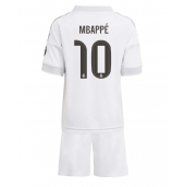 Real Madrid Kylian Mbappe #10 Thuis tenue Kids 2025-26 Korte Mouwen (+ broek)