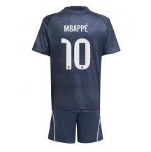 Real Madrid Kylian Mbappe #10 Uit tenue Kids 2025-26 Korte Mouwen (+ broek)