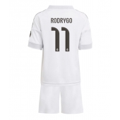 Real Madrid Rodrygo Goes #11 Thuis tenue Kids 2025-26 Korte Mouwen (+ broek)