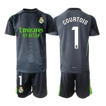 Real Madrid Thibaut Courtois #1 Keeper Derde tenue Kids 2025-26 Korte Mouwen (+ broek)