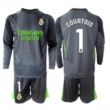 Real Madrid Thibaut Courtois #1 Keeper Derde tenue Kids 2025-26 Lange Mouwen (+ broek)