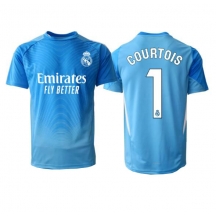 Real Madrid Thibaut Courtois #1 Keeper Thuis tenue 2025-26 Korte Mouwen
