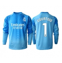 Real Madrid Thibaut Courtois #1 Keeper Thuis tenue 2025-26 Lange Mouwen