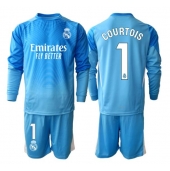 Real Madrid Thibaut Courtois #1 Keeper Thuis tenue Kids 2025-26 Lange Mouwen (+ broek)
