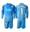 Real Madrid Thibaut Courtois #1 Keeper Thuis tenue Kids 2025-26 Lange Mouwen (+ broek)
