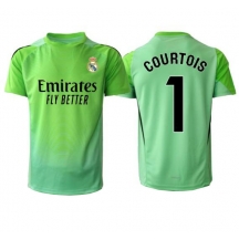Real Madrid Thibaut Courtois #1 Keeper Uit tenue 2025-26 Korte Mouwen
